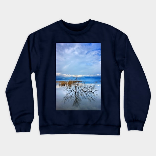 Aquatic Balkan Borderline Crewneck Sweatshirt by Cretense72